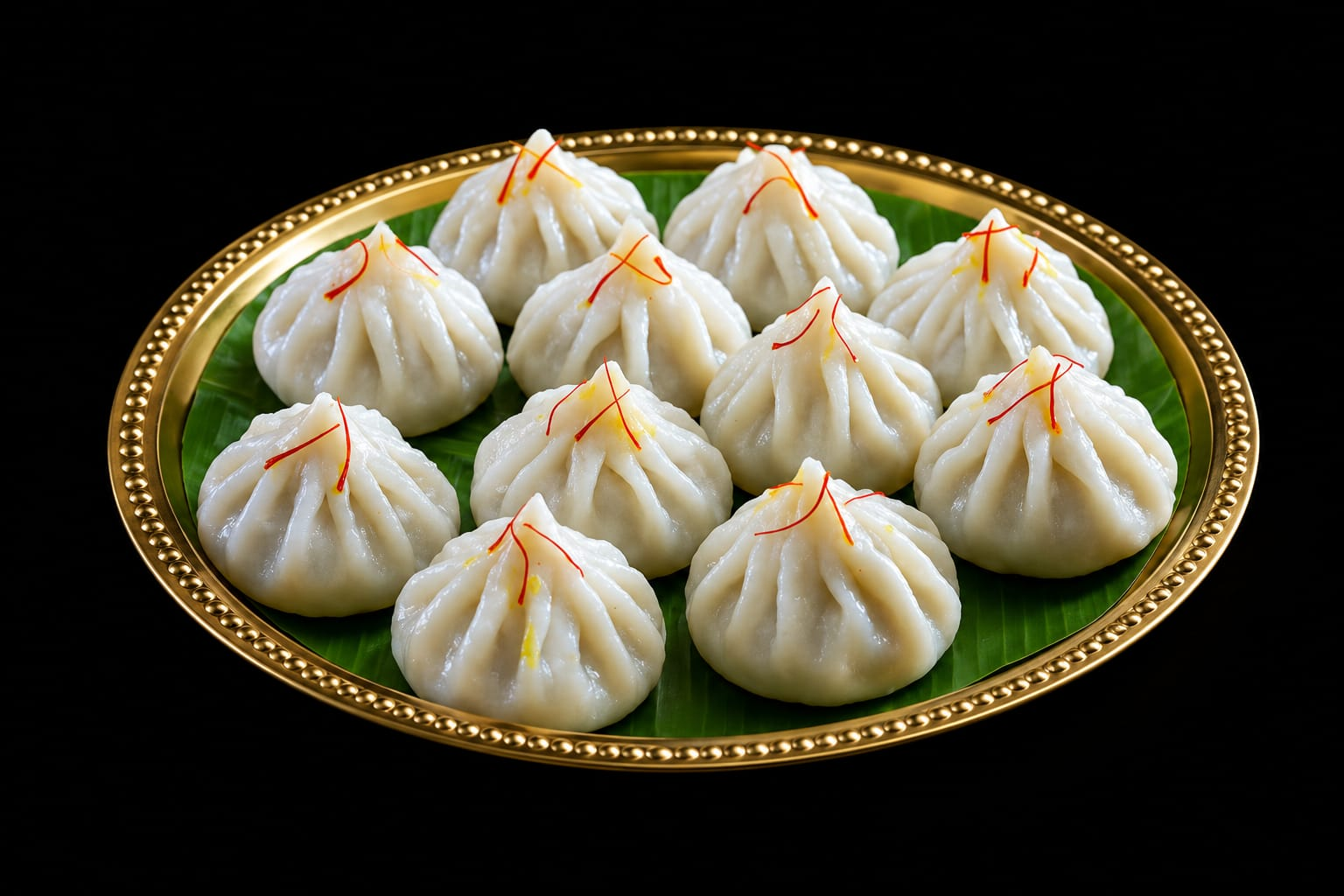 Modak thali for family celebrations